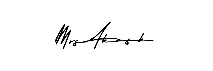 How to Draw Mrs Akash signature style? Asem Kandis PERSONAL USE is a latest design signature styles for name Mrs Akash. Mrs Akash signature style 9 images and pictures png