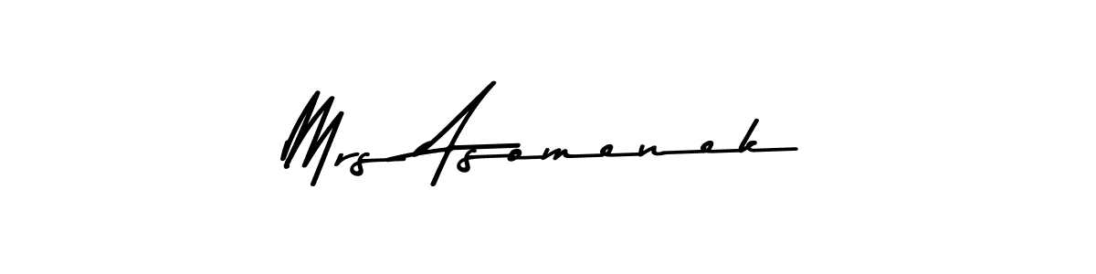 It looks lik you need a new signature style for name Mrs Asomenek. Design unique handwritten (Asem Kandis PERSONAL USE) signature with our free signature maker in just a few clicks. Mrs Asomenek signature style 9 images and pictures png