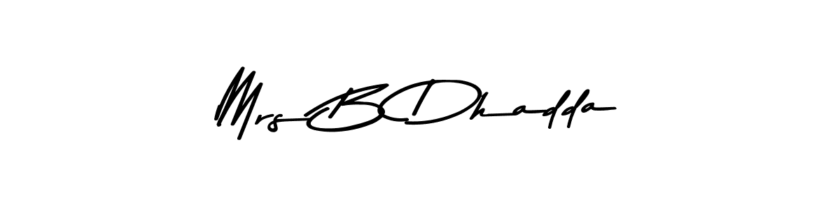 Make a beautiful signature design for name Mrs B Dhadda. Use this online signature maker to create a handwritten signature for free. Mrs B Dhadda signature style 9 images and pictures png