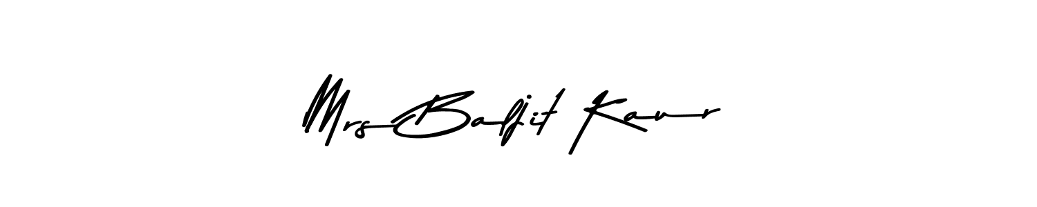 Make a beautiful signature design for name Mrs Baljit Kaur. Use this online signature maker to create a handwritten signature for free. Mrs Baljit Kaur signature style 9 images and pictures png