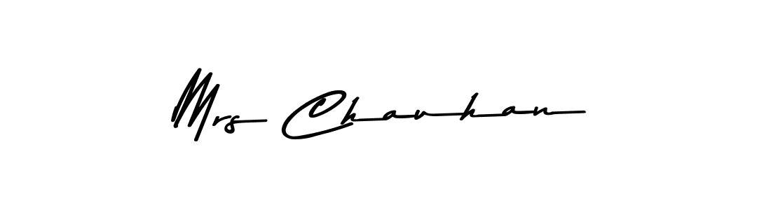How to make Mrs Chauhan signature? Asem Kandis PERSONAL USE is a professional autograph style. Create handwritten signature for Mrs Chauhan name. Mrs Chauhan signature style 9 images and pictures png
