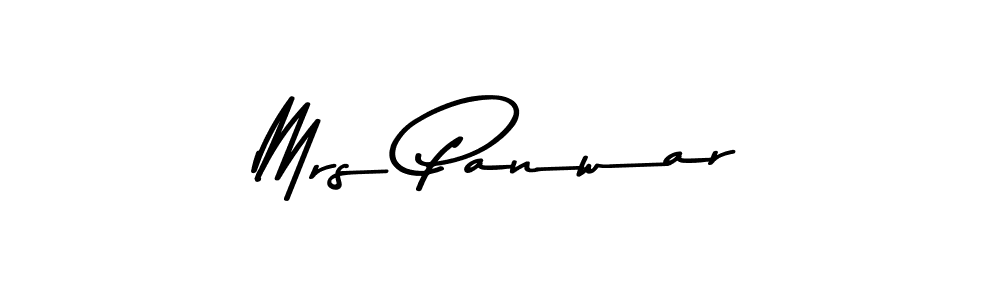 Also we have Mrs Panwar name is the best signature style. Create professional handwritten signature collection using Asem Kandis PERSONAL USE autograph style. Mrs Panwar signature style 9 images and pictures png