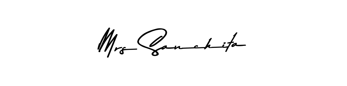 It looks lik you need a new signature style for name Mrs Sanchita. Design unique handwritten (Asem Kandis PERSONAL USE) signature with our free signature maker in just a few clicks. Mrs Sanchita signature style 9 images and pictures png