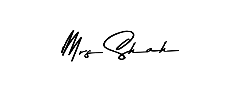 You should practise on your own different ways (Asem Kandis PERSONAL USE) to write your name (Mrs Shah) in signature. don't let someone else do it for you. Mrs Shah signature style 9 images and pictures png