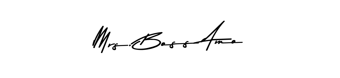 if you are searching for the best signature style for your name Mrs. Boss Amo. so please give up your signature search. here we have designed multiple signature styles  using Asem Kandis PERSONAL USE. Mrs. Boss Amo signature style 9 images and pictures png