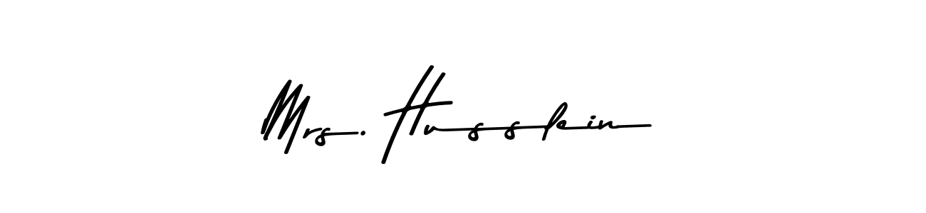 How to make Mrs. Husslein signature? Asem Kandis PERSONAL USE is a professional autograph style. Create handwritten signature for Mrs. Husslein name. Mrs. Husslein signature style 9 images and pictures png