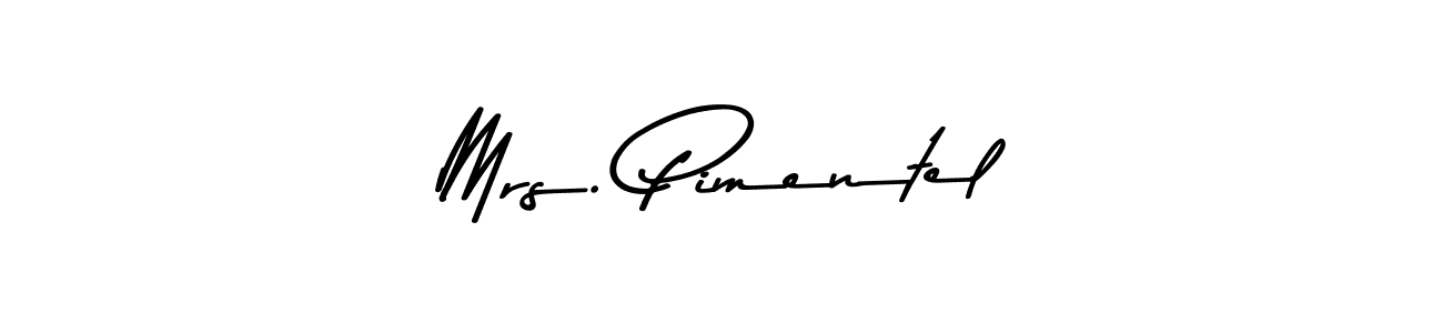 Also You can easily find your signature by using the search form. We will create Mrs. Pimentel name handwritten signature images for you free of cost using Asem Kandis PERSONAL USE sign style. Mrs. Pimentel signature style 9 images and pictures png
