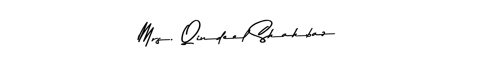 Also we have Mrs. Qindeel Shahbaz name is the best signature style. Create professional handwritten signature collection using Asem Kandis PERSONAL USE autograph style. Mrs. Qindeel Shahbaz signature style 9 images and pictures png