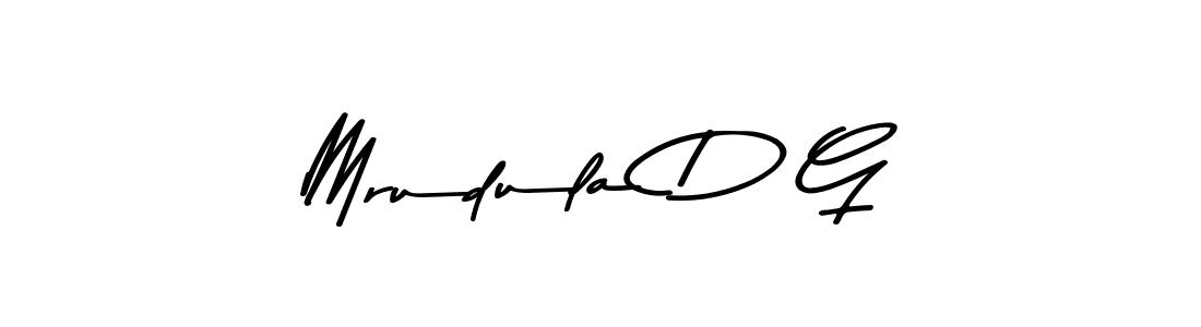 Mrudula D G stylish signature style. Best Handwritten Sign (Asem Kandis PERSONAL USE) for my name. Handwritten Signature Collection Ideas for my name Mrudula D G. Mrudula D G signature style 9 images and pictures png