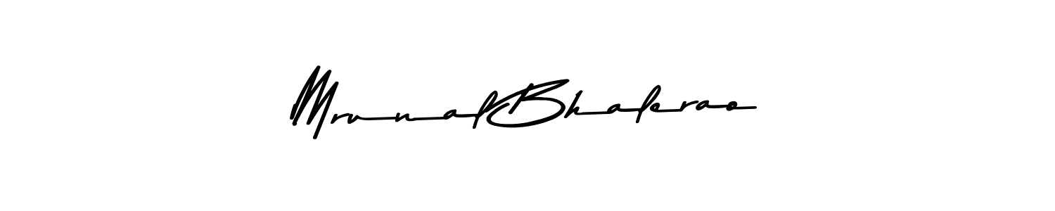 The best way (Asem Kandis PERSONAL USE) to make a short signature is to pick only two or three words in your name. The name Mrunal Bhalerao include a total of six letters. For converting this name. Mrunal Bhalerao signature style 9 images and pictures png