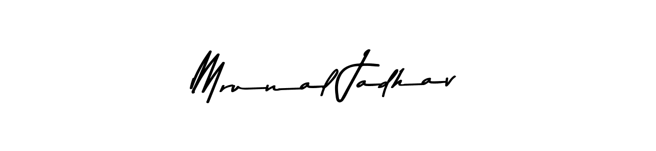 Similarly Asem Kandis PERSONAL USE is the best handwritten signature design. Signature creator online .You can use it as an online autograph creator for name Mrunal Jadhav. Mrunal Jadhav signature style 9 images and pictures png