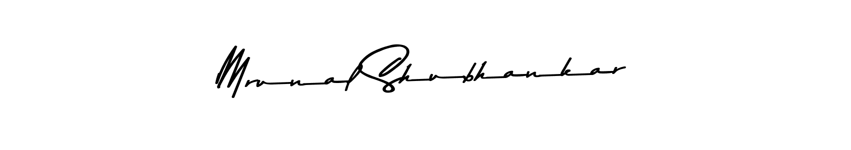 Make a beautiful signature design for name Mrunal Shubhankar. Use this online signature maker to create a handwritten signature for free. Mrunal Shubhankar signature style 9 images and pictures png