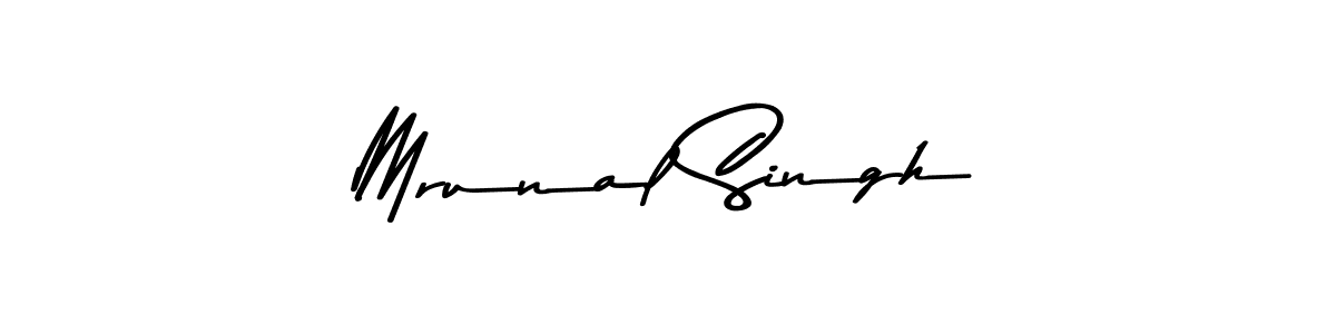 Design your own signature with our free online signature maker. With this signature software, you can create a handwritten (Asem Kandis PERSONAL USE) signature for name Mrunal Singh. Mrunal Singh signature style 9 images and pictures png