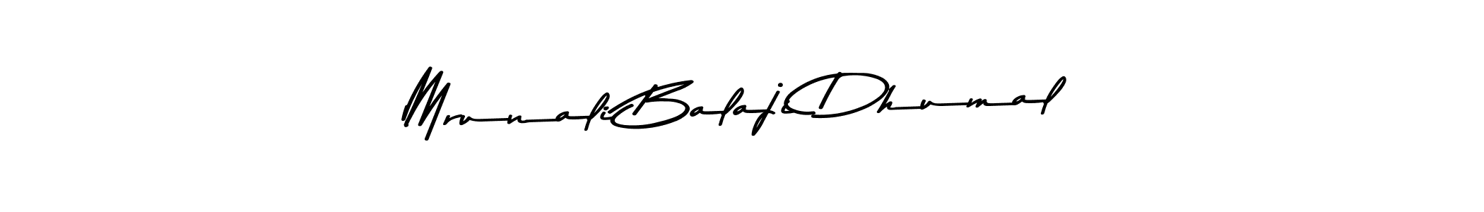 Similarly Asem Kandis PERSONAL USE is the best handwritten signature design. Signature creator online .You can use it as an online autograph creator for name Mrunali Balaji Dhumal. Mrunali Balaji Dhumal signature style 9 images and pictures png