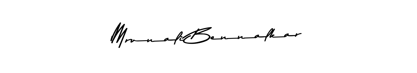 Similarly Asem Kandis PERSONAL USE is the best handwritten signature design. Signature creator online .You can use it as an online autograph creator for name Mrunali Bennalkar. Mrunali Bennalkar signature style 9 images and pictures png