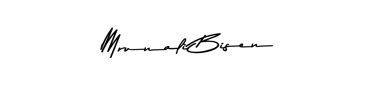 You should practise on your own different ways (Asem Kandis PERSONAL USE) to write your name (Mrunali Bisen) in signature. don't let someone else do it for you. Mrunali Bisen signature style 9 images and pictures png