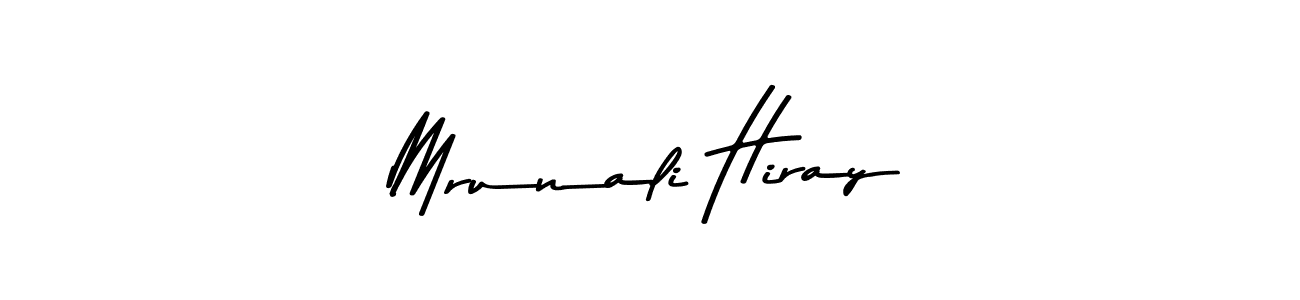 Asem Kandis PERSONAL USE is a professional signature style that is perfect for those who want to add a touch of class to their signature. It is also a great choice for those who want to make their signature more unique. Get Mrunali Hiray name to fancy signature for free. Mrunali Hiray signature style 9 images and pictures png