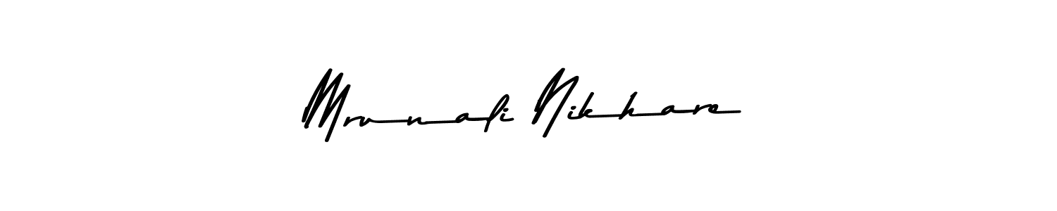 How to make Mrunali Nikhare signature? Asem Kandis PERSONAL USE is a professional autograph style. Create handwritten signature for Mrunali Nikhare name. Mrunali Nikhare signature style 9 images and pictures png