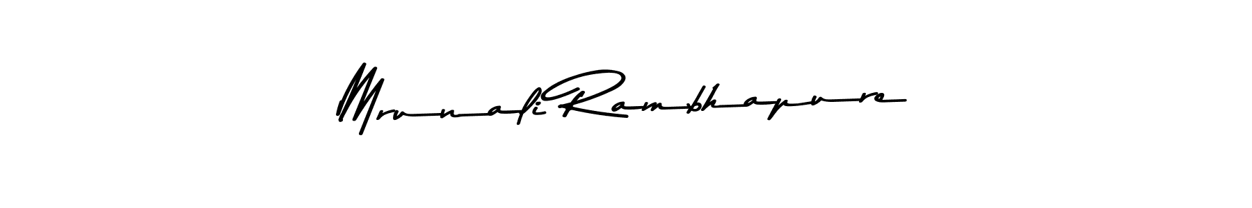 Make a beautiful signature design for name Mrunali Rambhapure. Use this online signature maker to create a handwritten signature for free. Mrunali Rambhapure signature style 9 images and pictures png