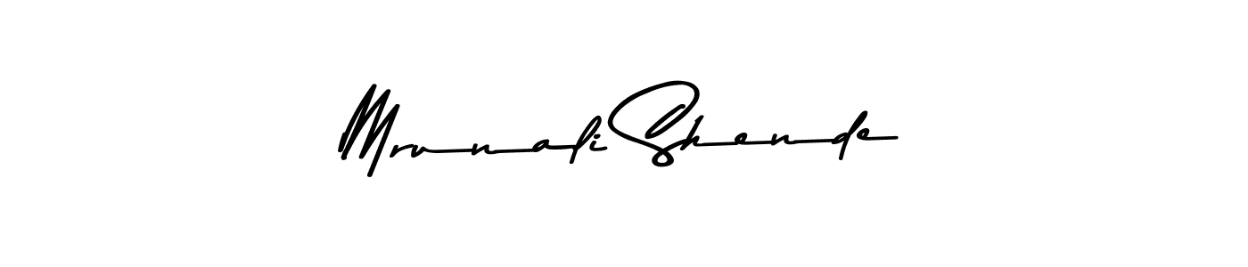 if you are searching for the best signature style for your name Mrunali Shende. so please give up your signature search. here we have designed multiple signature styles  using Asem Kandis PERSONAL USE. Mrunali Shende signature style 9 images and pictures png