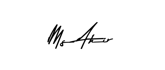 How to make Ms Ahir signature? Asem Kandis PERSONAL USE is a professional autograph style. Create handwritten signature for Ms Ahir name. Ms Ahir signature style 9 images and pictures png