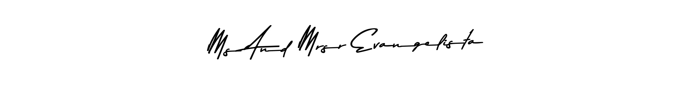 See photos of Ms And Mrsr Evangelista official signature by Spectra . Check more albums & portfolios. Read reviews & check more about Asem Kandis PERSONAL USE font. Ms And Mrsr Evangelista signature style 9 images and pictures png