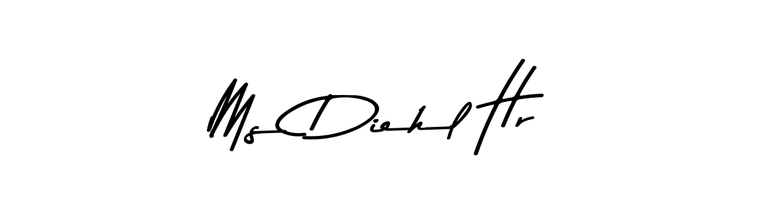 Create a beautiful signature design for name Ms Diehl Hr. With this signature (Asem Kandis PERSONAL USE) fonts, you can make a handwritten signature for free. Ms Diehl Hr signature style 9 images and pictures png