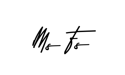How to make Ms Fs signature? Asem Kandis PERSONAL USE is a professional autograph style. Create handwritten signature for Ms Fs name. Ms Fs signature style 9 images and pictures png