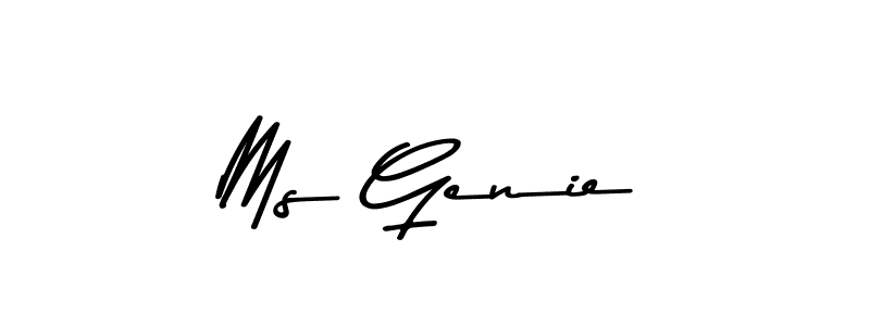 How to make Ms Genie signature? Asem Kandis PERSONAL USE is a professional autograph style. Create handwritten signature for Ms Genie name. Ms Genie signature style 9 images and pictures png