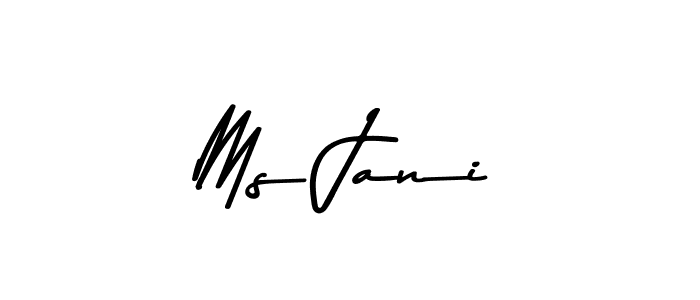 Use a signature maker to create a handwritten signature online. With this signature software, you can design (Asem Kandis PERSONAL USE) your own signature for name Ms Jani. Ms Jani signature style 9 images and pictures png