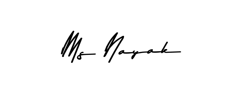 The best way (Asem Kandis PERSONAL USE) to make a short signature is to pick only two or three words in your name. The name Ms Nayak include a total of six letters. For converting this name. Ms Nayak signature style 9 images and pictures png