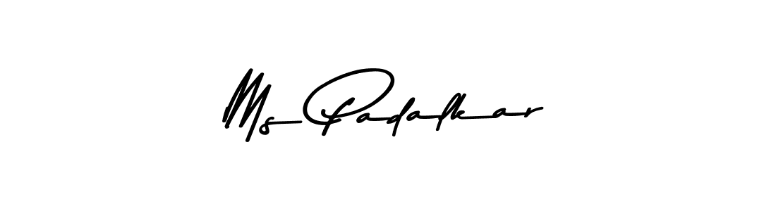 Ms Padalkar stylish signature style. Best Handwritten Sign (Asem Kandis PERSONAL USE) for my name. Handwritten Signature Collection Ideas for my name Ms Padalkar. Ms Padalkar signature style 9 images and pictures png