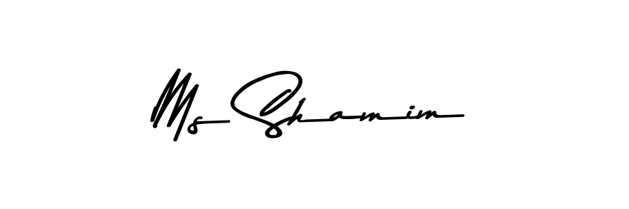 Make a beautiful signature design for name Ms Shamim. Use this online signature maker to create a handwritten signature for free. Ms Shamim signature style 9 images and pictures png