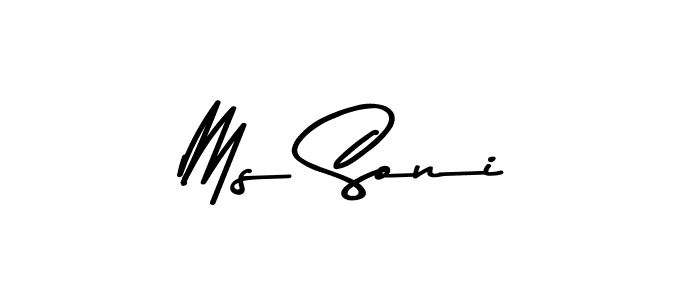 Use a signature maker to create a handwritten signature online. With this signature software, you can design (Asem Kandis PERSONAL USE) your own signature for name Ms Soni. Ms Soni signature style 9 images and pictures png