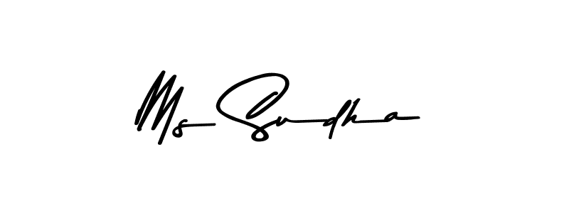 The best way (Asem Kandis PERSONAL USE) to make a short signature is to pick only two or three words in your name. The name Ms Sudha include a total of six letters. For converting this name. Ms Sudha signature style 9 images and pictures png