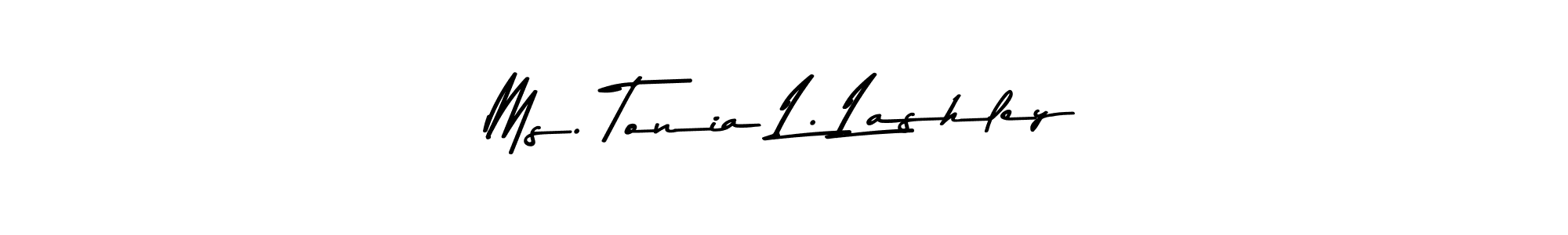 Design your own signature with our free online signature maker. With this signature software, you can create a handwritten (Asem Kandis PERSONAL USE) signature for name Ms. Tonia L. Lashley. Ms. Tonia L. Lashley signature style 9 images and pictures png