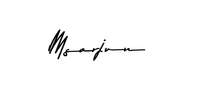 How to make Msarjun signature? Asem Kandis PERSONAL USE is a professional autograph style. Create handwritten signature for Msarjun name. Msarjun signature style 9 images and pictures png
