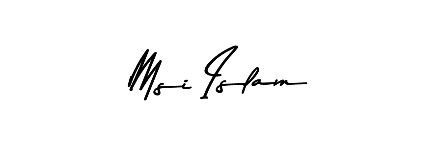 You should practise on your own different ways (Asem Kandis PERSONAL USE) to write your name (Msi Islam) in signature. don't let someone else do it for you. Msi Islam signature style 9 images and pictures png