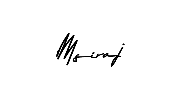 Also we have Msiraj name is the best signature style. Create professional handwritten signature collection using Asem Kandis PERSONAL USE autograph style. Msiraj signature style 9 images and pictures png