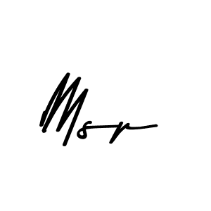 Design your own signature with our free online signature maker. With this signature software, you can create a handwritten (Asem Kandis PERSONAL USE) signature for name Msp. Msp signature style 9 images and pictures png