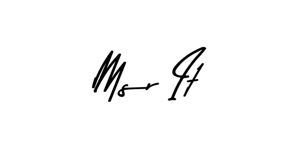 You should practise on your own different ways (Asem Kandis PERSONAL USE) to write your name (Msr It) in signature. don't let someone else do it for you. Msr It signature style 9 images and pictures png