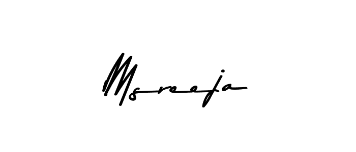 Make a beautiful signature design for name Msreeja. Use this online signature maker to create a handwritten signature for free. Msreeja signature style 9 images and pictures png