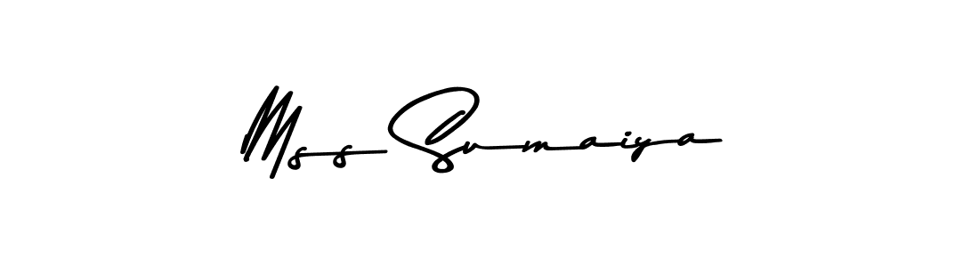 Similarly Asem Kandis PERSONAL USE is the best handwritten signature design. Signature creator online .You can use it as an online autograph creator for name Mss Sumaiya. Mss Sumaiya signature style 9 images and pictures png