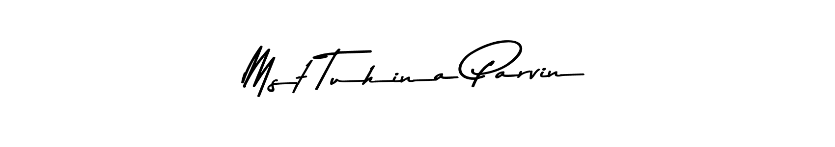 You should practise on your own different ways (Asem Kandis PERSONAL USE) to write your name (Mst Tuhina Parvin) in signature. don't let someone else do it for you. Mst Tuhina Parvin signature style 9 images and pictures png