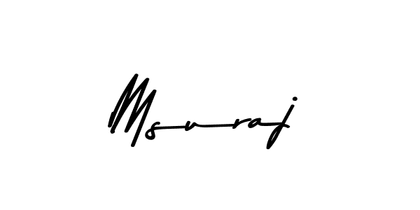 Also You can easily find your signature by using the search form. We will create Msuraj name handwritten signature images for you free of cost using Asem Kandis PERSONAL USE sign style. Msuraj signature style 9 images and pictures png