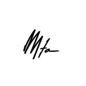 Create a beautiful signature design for name Mta. With this signature (Asem Kandis PERSONAL USE) fonts, you can make a handwritten signature for free. Mta signature style 9 images and pictures png