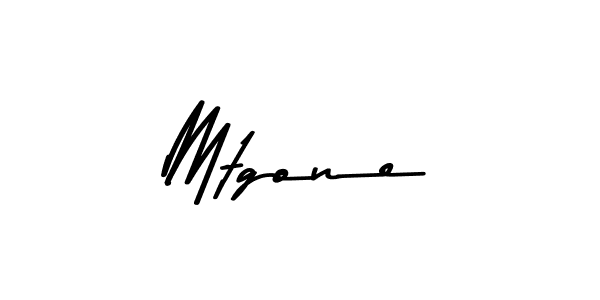 Make a beautiful signature design for name Mtgone. With this signature (Asem Kandis PERSONAL USE) style, you can create a handwritten signature for free. Mtgone signature style 9 images and pictures png