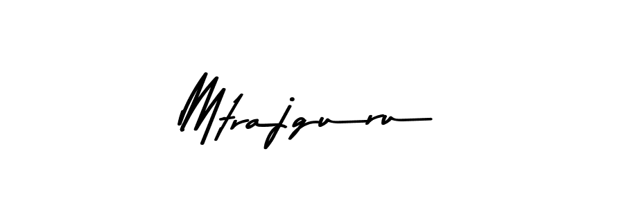Also You can easily find your signature by using the search form. We will create Mtrajguru name handwritten signature images for you free of cost using Asem Kandis PERSONAL USE sign style. Mtrajguru signature style 9 images and pictures png