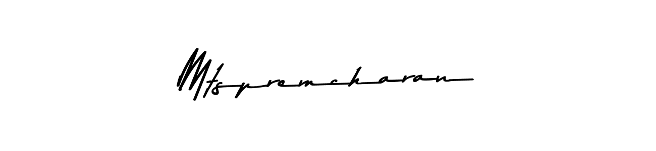 Make a beautiful signature design for name Mtspremcharan. Use this online signature maker to create a handwritten signature for free. Mtspremcharan signature style 9 images and pictures png