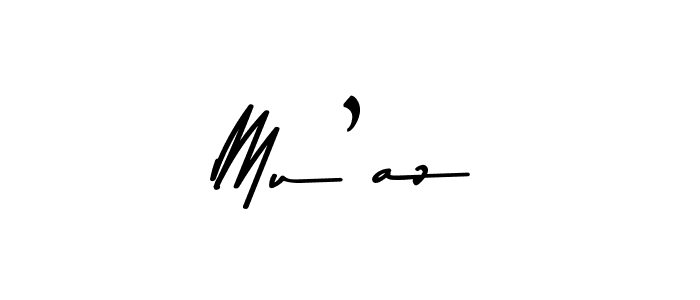 The best way (Asem Kandis PERSONAL USE) to make a short signature is to pick only two or three words in your name. The name Mu’az include a total of six letters. For converting this name. Mu’az signature style 9 images and pictures png